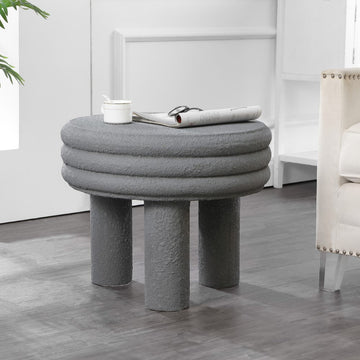 Rashida 13.5" Contemporary Minimalist Curvy Low Accent Table - JONATHAN Y